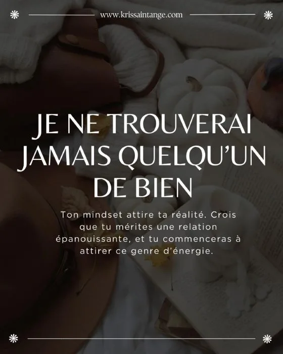 Cette croyance, ancrée dans une vision pessimiste du monde, nous pousse à rester bloqués dans des schémas relationnels insatisfaisants, qu’il s’agisse de relations amoureuses, amicales ou professionnelles. Elle traduit une projection négative qui finit par se réaliser.
