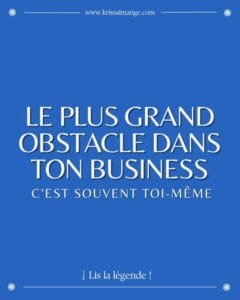 Quand l’Obstacle Principal, c’est Vous Dans l’entrepreneuriat, il est facile de blâmer les circonstances extérieures : le marché, la concurrence, le manque de ressources. Mais la vérité, souvent ignorée, est que le plus grand obstacle à votre succès se trouve à l’intérieur de vous. Vos peurs, croyances limitantes et blocages énergétiques peuvent ralentir, voire saboter, votre croissance. Pourtant, le travail ne commence pas avec des stratégies externes, mais bien avec vous-même. L’entrepreneur est la pierre angulaire de son entreprise, et en réalignant votre énergie intérieure, vous pouvez ouvrir la voie à une expansion nouvelle et durable.